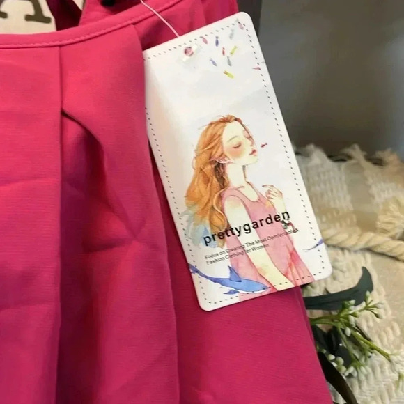 PrettyGarden Pink Jumpsuit NWT with Pockets Size Small - Picture 4 of 7